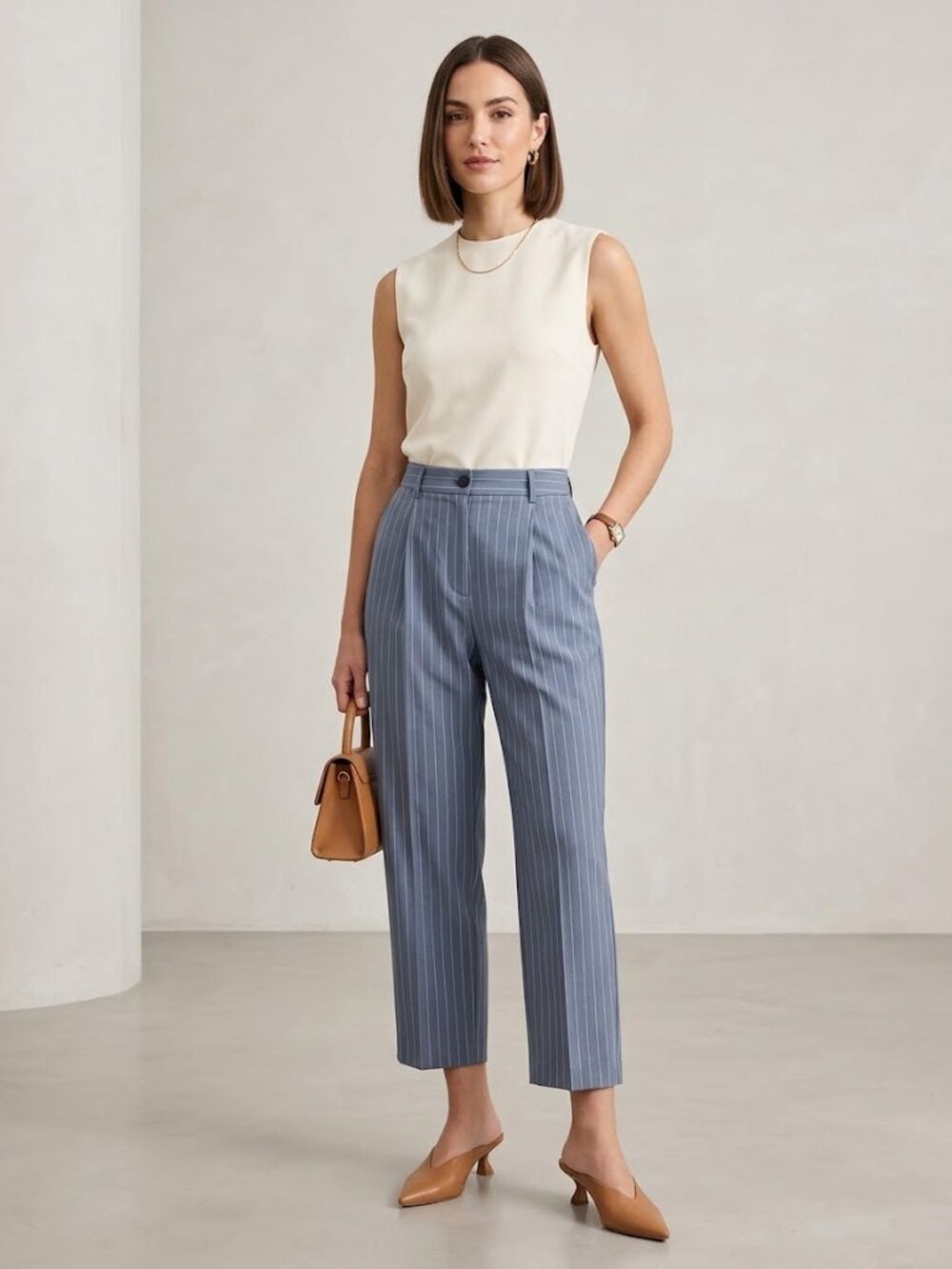 Acne Studios Wool Straight Leg Pants Size: XS | US2, FR34